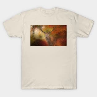 Deer in the autumn forest T-Shirt